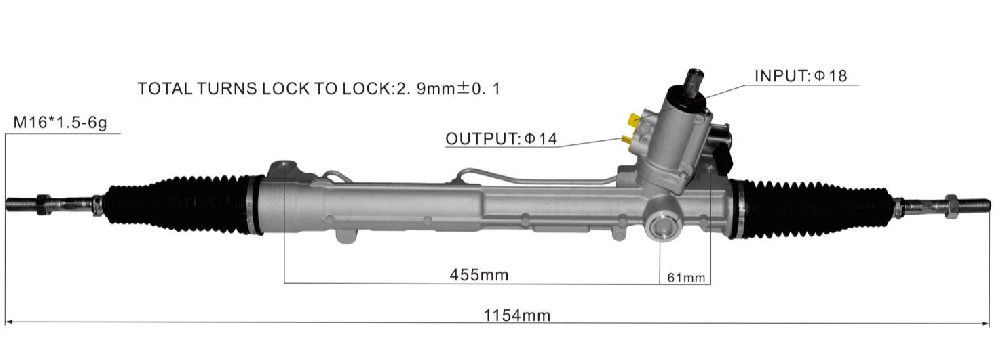 Power Steering Rack