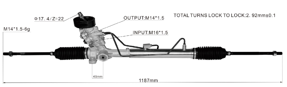 Power Steering Rack