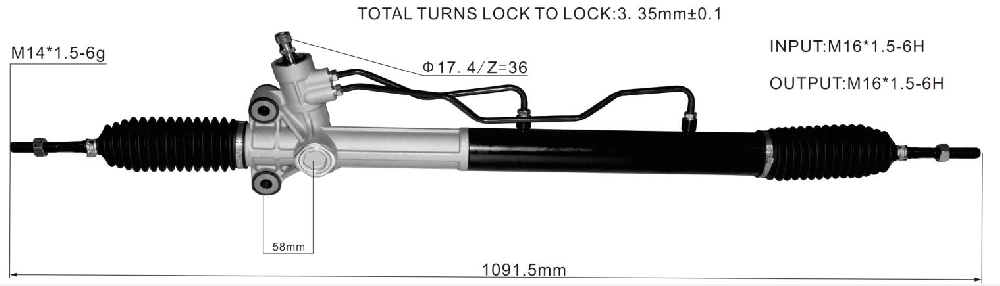 Power Steering Rack