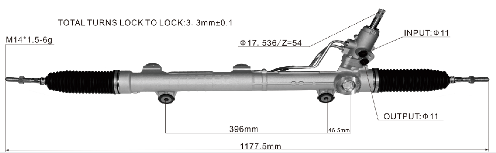 Power Steering Rack