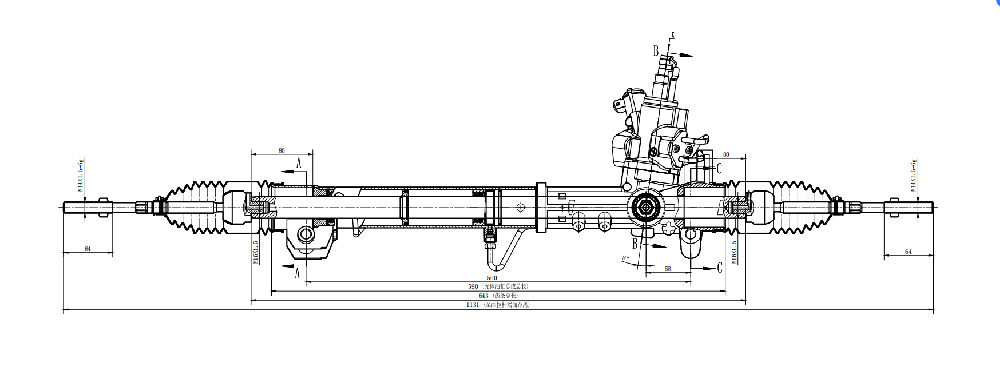 Power Steering Rack