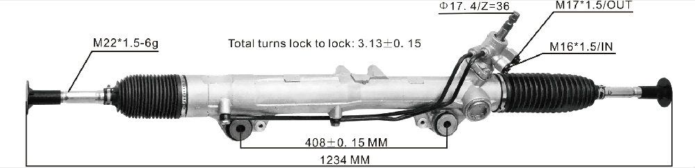 Power Steering Rack