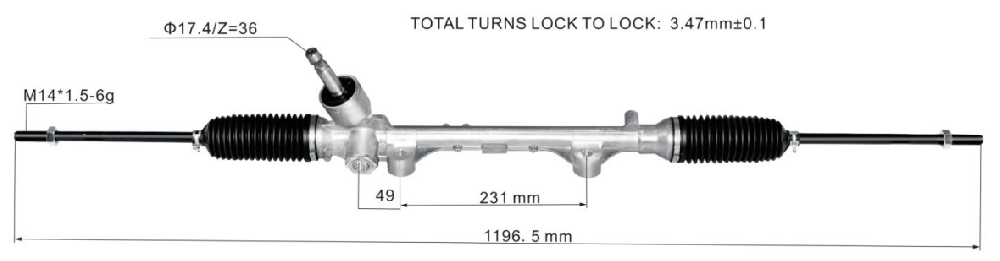 Power Steering Rack