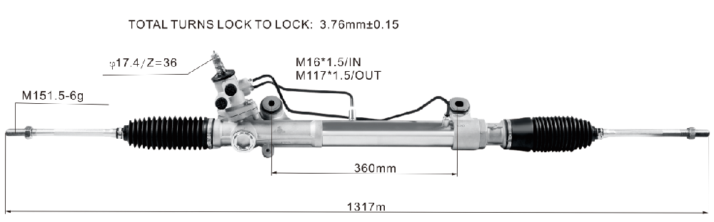 Power Steering Rack