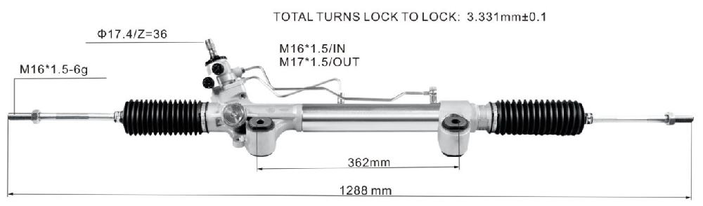 Power Steering Rack