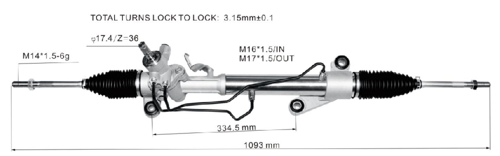 Power Steering Rack