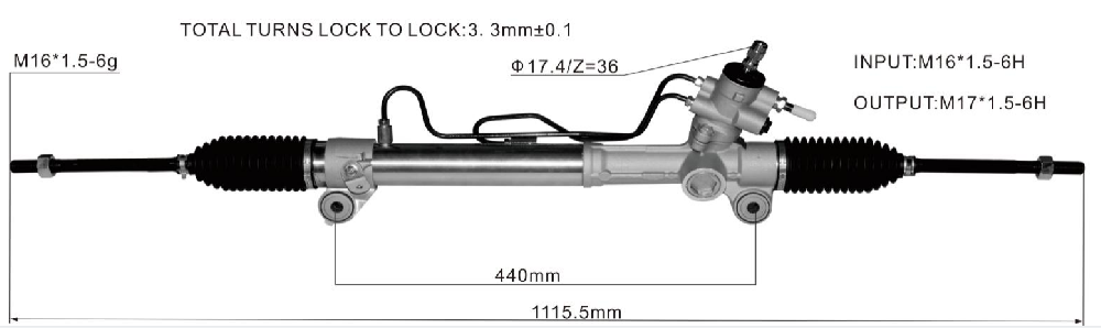 Power Steering Rack