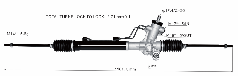 Power Steering Rack