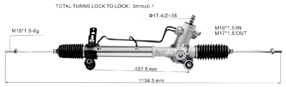 Power Steering Rack