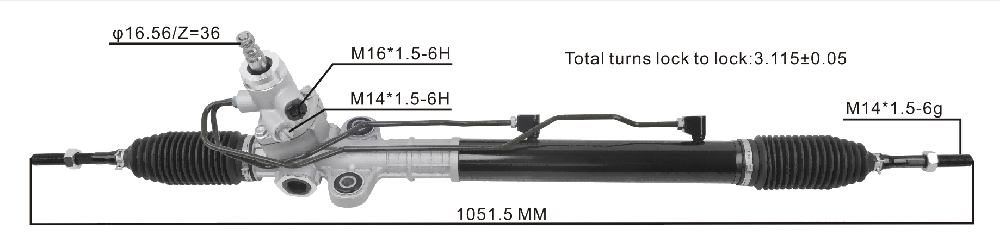 Power Steering Rack