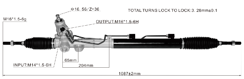 Power Steering Rack