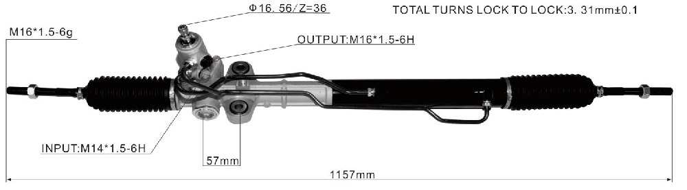 Power Steering Rack