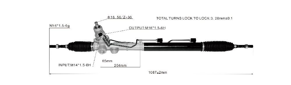 Power Steering Rack