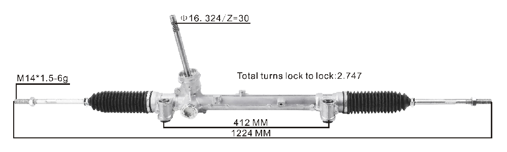 Power Steering Rack