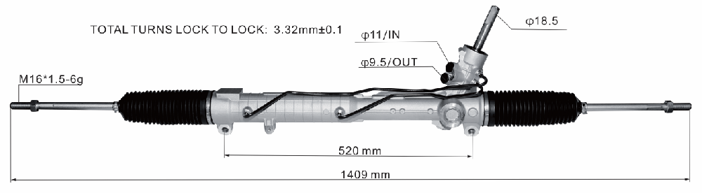 Power Steering Rack